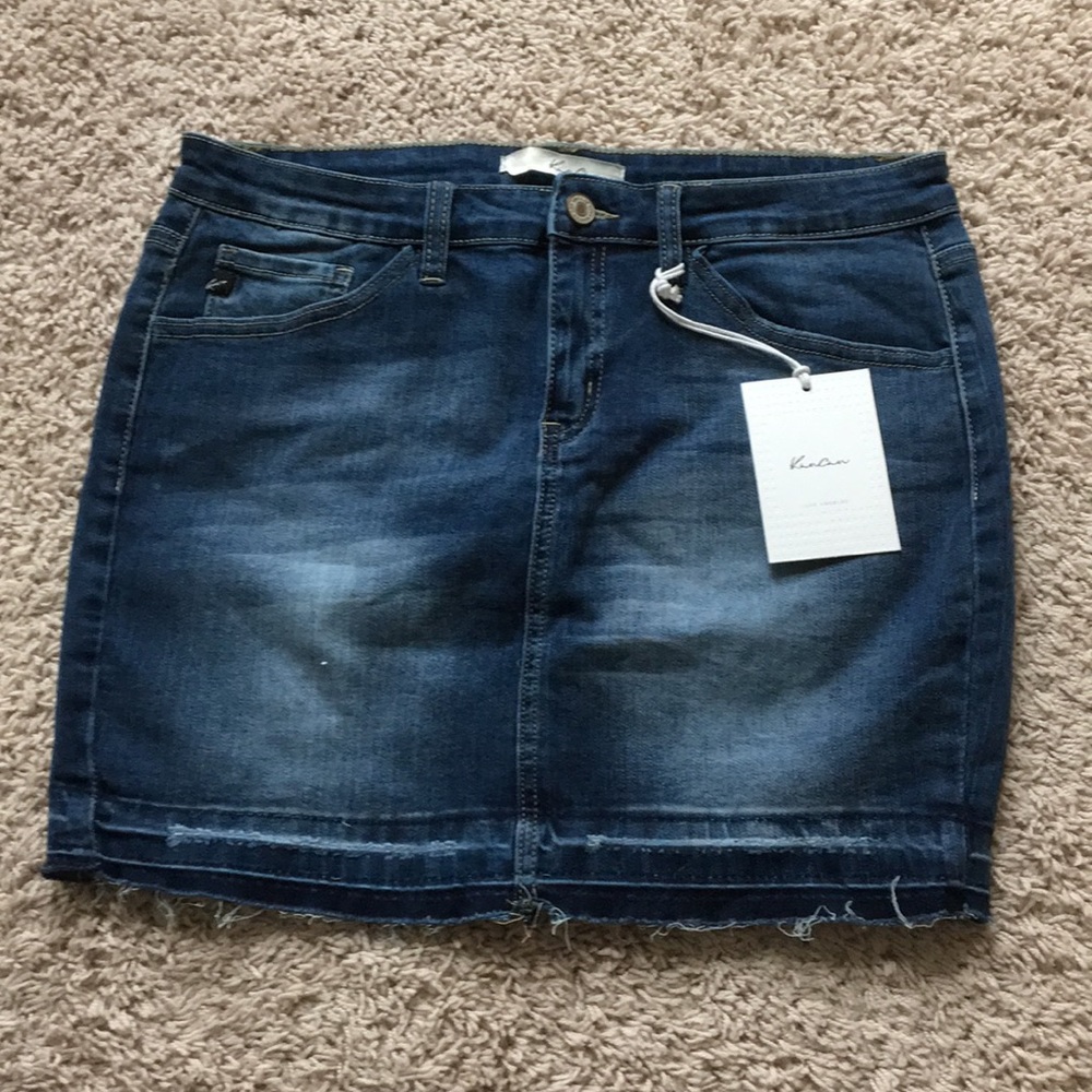 KAN CAN Jean Skirt